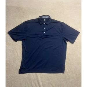 FootJoy Golf Polo Shirt Mens XXL‎ Short Sleeve Blue Athletic Performance